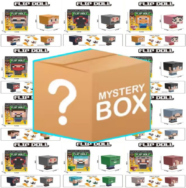 Bandai Minecraft Flip Actionfiguren, Mystery Box, ab 3 Jahren - Bild 1
