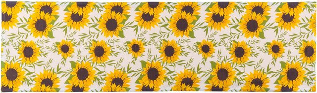 Wende-Tischläufer Sonnenblume von viva domo, floral in Gelb und Multicolour, B/T: 140 x 40 cm - Bild 1
