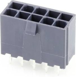 Molex Einbau-Buchsenleiste Standard Grau mit 10 Polen und 4,2 mm Rastermaß - Bild 1