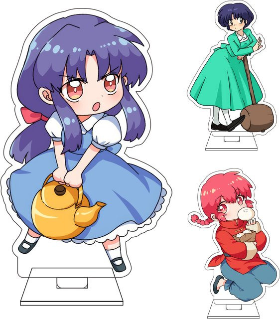Bandai Ranma ½ Kasumi Tendo, Acryl-Figur Standplatte, 10cm - Bild 1