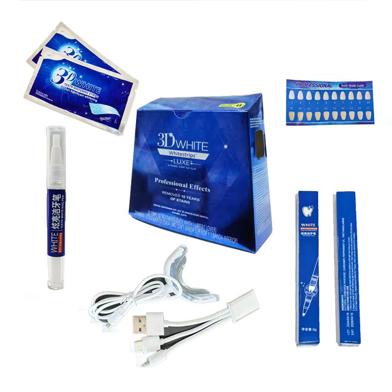 NEWTRY Zahnaufhellungs-Set mit Blaulicht-Instrument und Gel, USB-Aufladung - Bild 2
