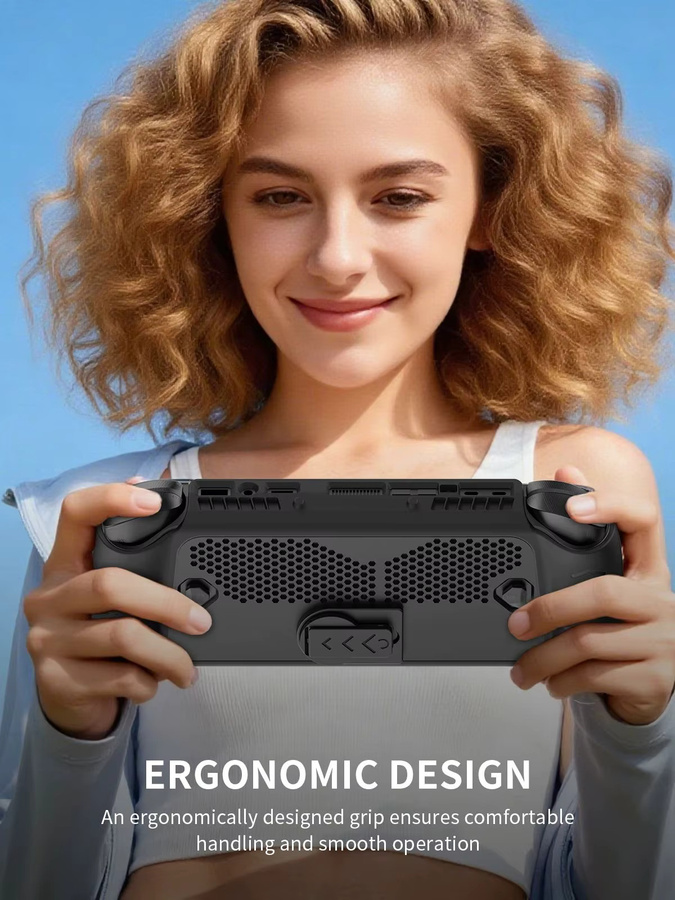 Kratzfeste Schutzhülle JYS-X156 für ROG Ally und ROG Ally X aus TPU mit integriertem Ständer - Bild 4