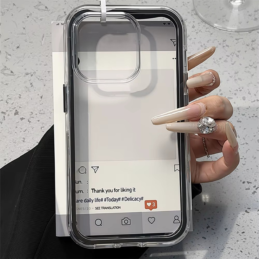 Transparente Handyhülle für Samsung Galaxy S25 Ultra S26 S24 S23 S22 A57 A56 A55 A54 A53 A37 A36 A35 A34 A26 A17 A16 A15 A07 A06 A05 5G Cover - Bild 3