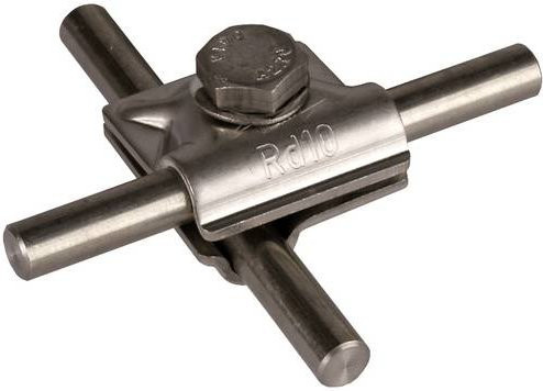 DEHN MV-Klemme SKM10X35 aus Edelstahl in Silber - Bild 1