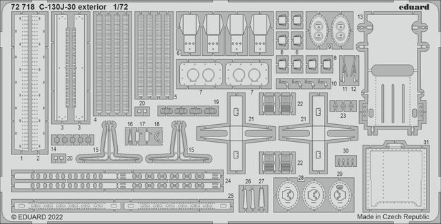 Zvezda C-130J-30 Hercules - Exterior, Fahrzeuge - Bild 1