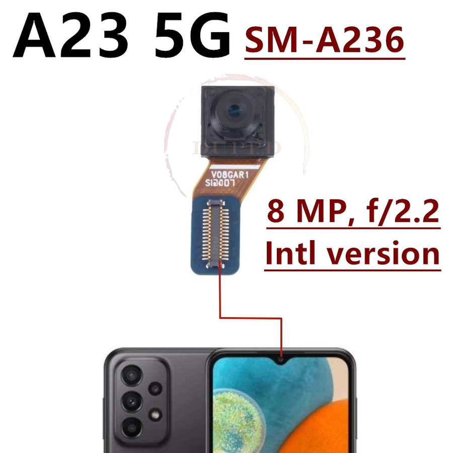 Samsung Kamera Modul mit Flex Kabel für Galaxy A23 4G/5G A235F A236B A236U in Schwarz - Bild 2