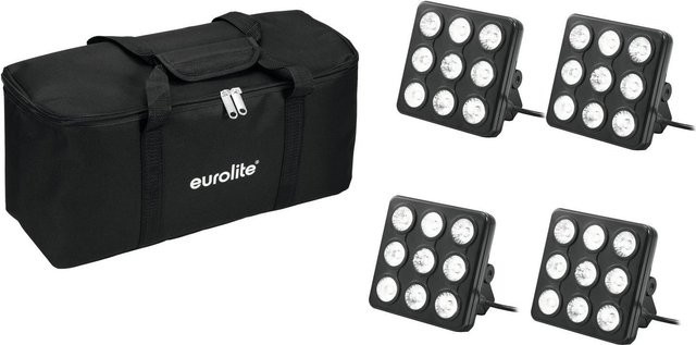 EUROLITE LED Party Panel Set RGB+UV in Schwarz inklusive Soft-Bag - Bild 1