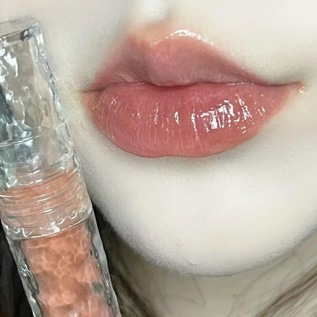 Lip Glasur Lipgloss, Nude Braun, Glänzend - Bild 1