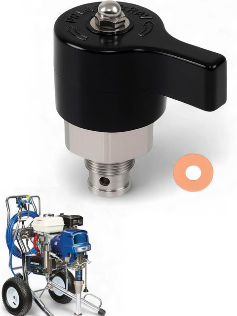 Graco Airless-Sprühventil-Kit aus rostfreiem Edelstahl mit Ablassventil, Prime-Schalter und Sprühventil passend für Graco 5900, 7900, 833, 695, 795 und 1095 - Bild 1