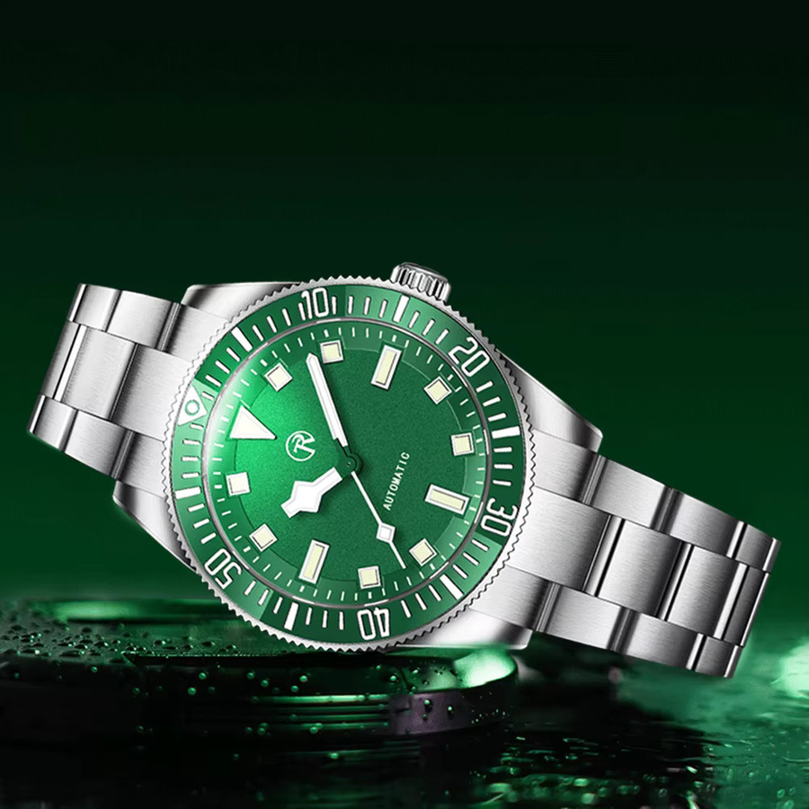 RollsTimi Armbanduhr Automatik, Edelstahl, Blau, Herren - Bild 2