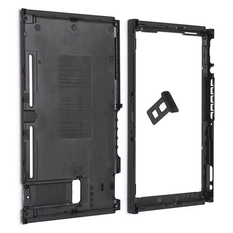 Y43A-3X Ersatzgehäuse für Nintendo Switch mit Ober- und Unterschale sowie Spielkartenfach in Schwarz - Bild 2