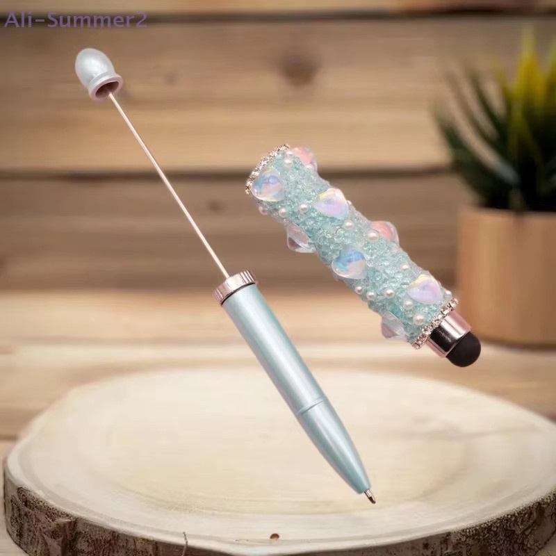 Kreative Perle Multifunktionaler Kugelschreiber mit Kapazitivem Touchscreen-Stift aus Kunststoff - Bild 2