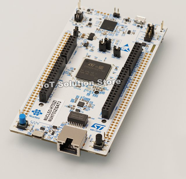 STMicroelectronics NUCLEO-H753ZI STM32 Nucleo-144 Development Board mit STM32H753ZI MCU in Blau - Bild 1