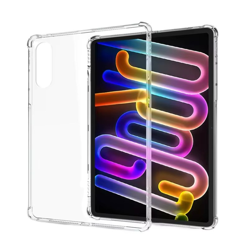 ZNOVAY Silikon Schutzhülle für Lenovo Xiaoxin Pad Pro GT 11,1 Zoll 2025 TB710FU, Transparent, Stoßfest mit Airbags - Bild 5