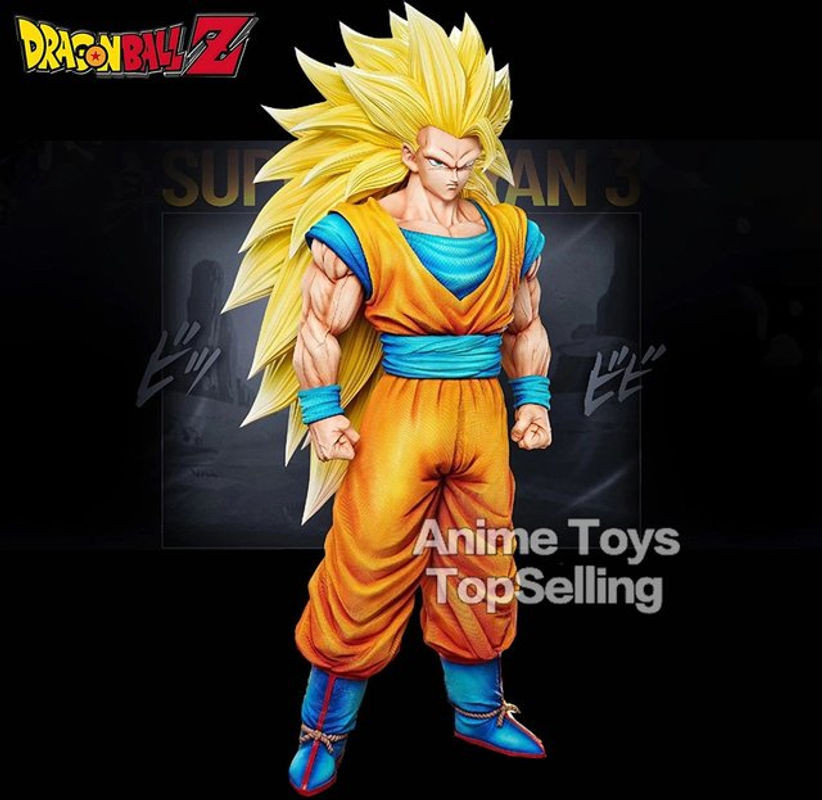 Bandai Dragon Ball Super Saiyajin 3 Goku Actionfigur aus Kunststoff, mehrfarbig, Höhe: 31,5 cm - Bild 1