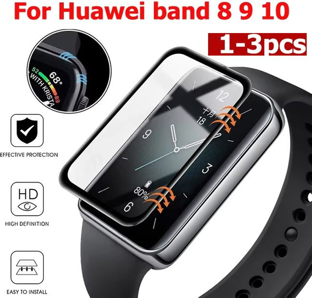 Schutzfolie für Huawei Band 6 7 8 9 10, transparent, Anti-Scratch Displayfolie - Bild 1