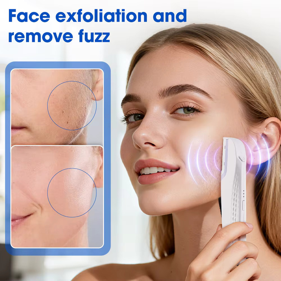Ms.Dear Dermaplane-Rasierer für Damen, Gesichtspeeling, 6 Klingen - Bild 2