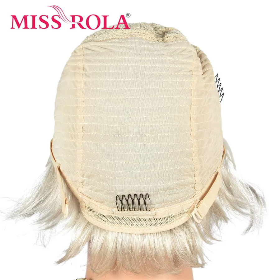 Miss Rola Haarperücke, Pixie-Schnitt, Grau, Echthaar, 180 % Dichte - Bild 3