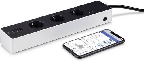 Eve Systems Eve Energy Strip WiFi-Steckdosenleiste 3-fach Schwarz Weiß - Bild 1