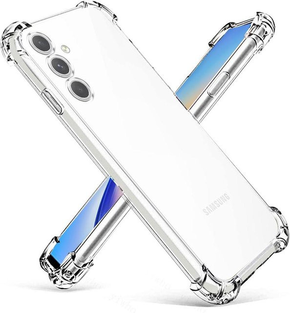 Stoßfeste transparente Silikonhülle für Samsung Galaxy A-Serie (A05S, A14, A15, A16, A17, A24, A25, A26, A34, A35, A36, A55, A56) 4G/5G - Bild 1