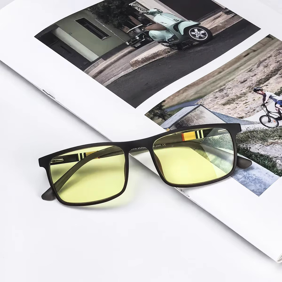 SHINU Lesebrille, TR90, Vollrand, Quadrat, Herren - Bild 4