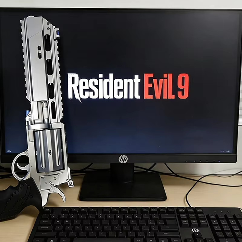 Bandai Resident Evil Leon Revolver Figur, Spiel-Zubehör, Grau - Bild 2