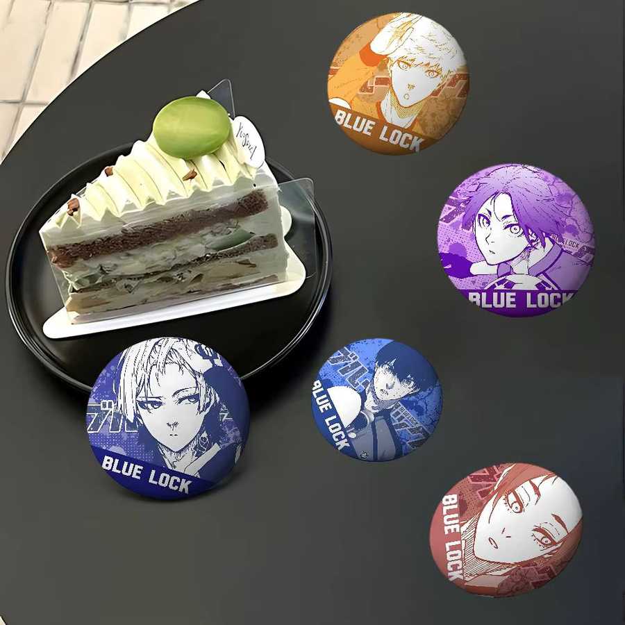 Brosche Anime B-Blues Locks Abzeichen, Metall - Bild 2