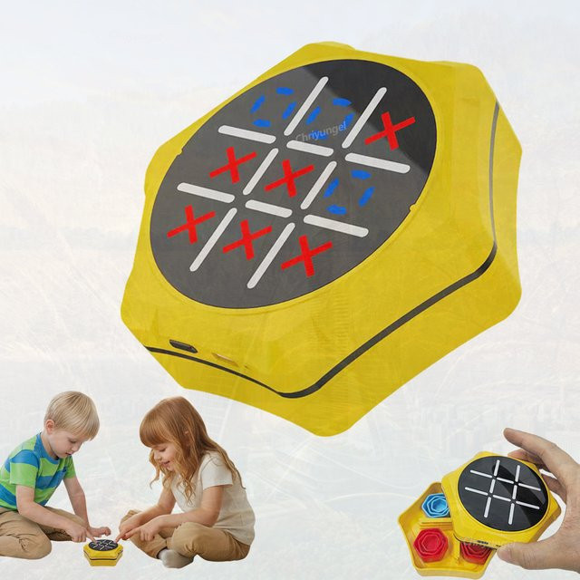 Chriyungel 5-in-1 KI Elektronisches XO Tic Tac Toe Spiel, Reisespiel, Lernspielzeug - Bild 1