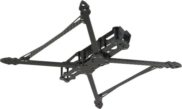 Aneegfpv Mark4 V2 TrueX Vollcarbon FPV Drohnenrahmen in Schwarz für 7 bis 10 Zoll Kamera-Kits - Bild 1