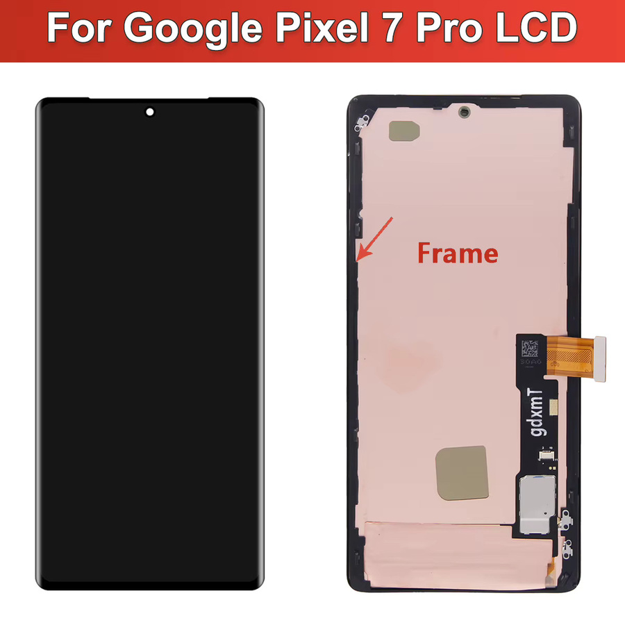 Google Pixel 7 Pro LCD Display Touchscreen Digitizer Montage Ersatzteil in Schwarz - Bild 3