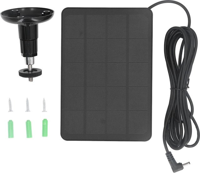 KONNWEI 10W Solarladegerät Professionell Effizient IP65 Wasserdicht Tragbares Solarbetriebenes Ladegerät mit USB-C in Schwarz - Bild 1