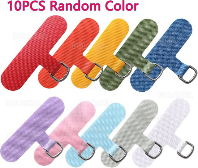 DOLANBIA Universal Handy Lanyard Strap aus TPU und Nylon in Multicolor, abnehmbare Telefon-Hängeschlaufe zur Verlustprävention - Bild 1