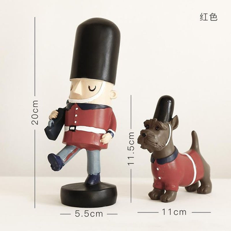 DSD1 Nussknacker Weihnachtsfigur aus Holz und Kunstharz, mehrfarbig, klassische Dekoration für Weihnachten - Bild 1