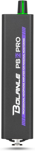 Bolanle P2B PRO IEM Wiederaufladbares USB-C In-Ear-Monitor-System mit integrierter Lithium-Batterie in Schwarz - Bild 1