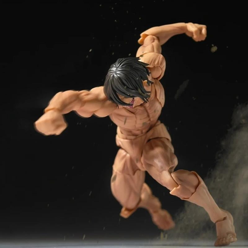 Yiran toy 1 Attack on Titan Eren Jäger Koloss Form Actionfiguren Puppe PVC - Bild 2
