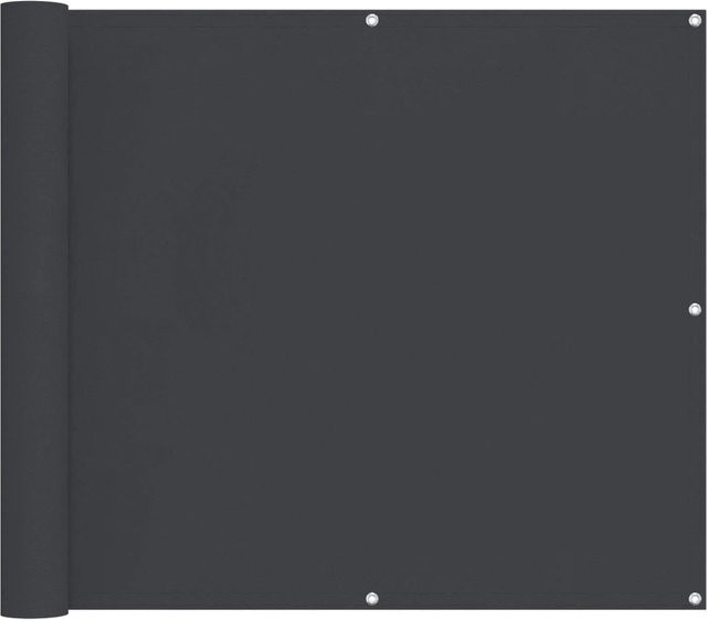 vidaXL Balkonsichtschutz aus PU-beschichtetem Oxford-Textil in Schwarz, B: 90 cm, H: 200 cm - Bild 1