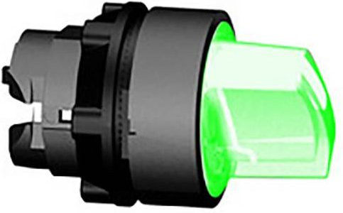 Schneider Electric ZB5AK1433 Leuchtwahlschalter-Frontelement in Grün aus Kunststoff - Bild 1