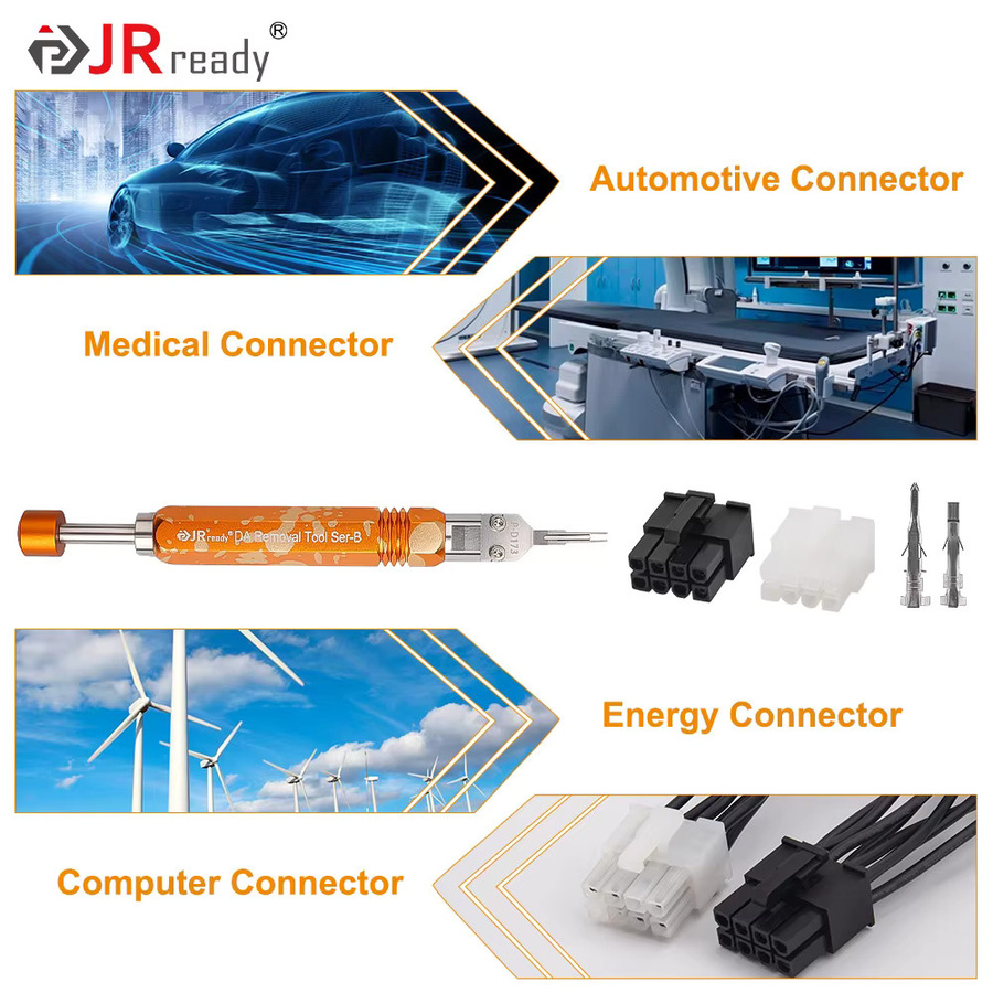 JRready Mini-Fit Jr. Extraktionswerkzeug für Molex MX3.0 Stecker und Buchsen in Orange - Bild 3