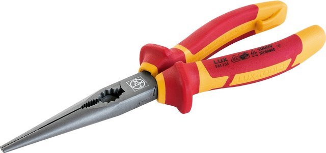LUX-TOOLS Telefonzange aus Stahl in Rot, Länge: 200 mm - Bild 1