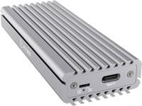 ICY BOX Laufwerksgehäuse für SSD mit USB-C Anschluss in Silber - Bild 1