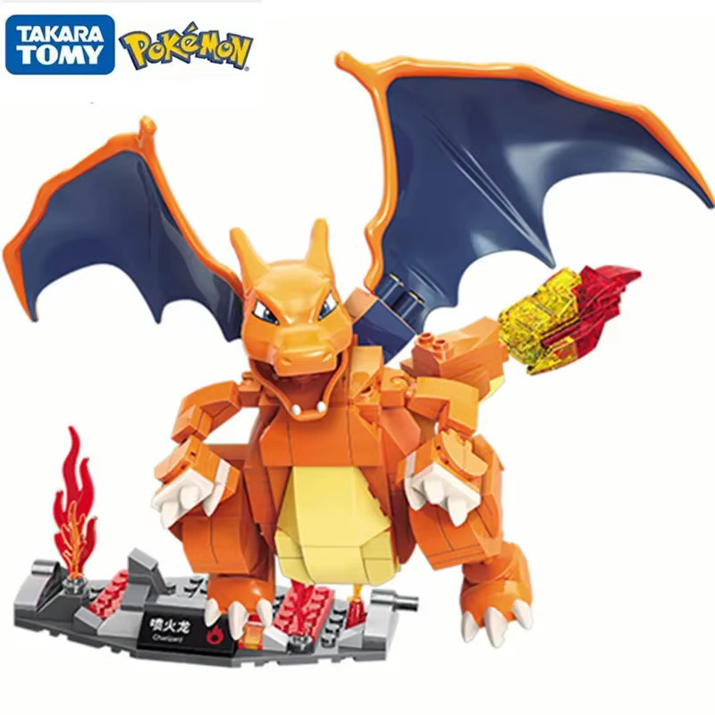 Qman Pokémon Charizard Mewtwo Bulbasaur, Bausteine, Cartoon-Figuren-Modell - Bild 2