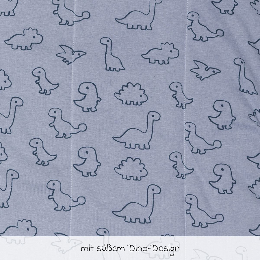 Fillikid Frotteeauflage für Wickelmulden mit Dino-Motiv in Blau, B/T: 60 x 36 cm - Bild 2