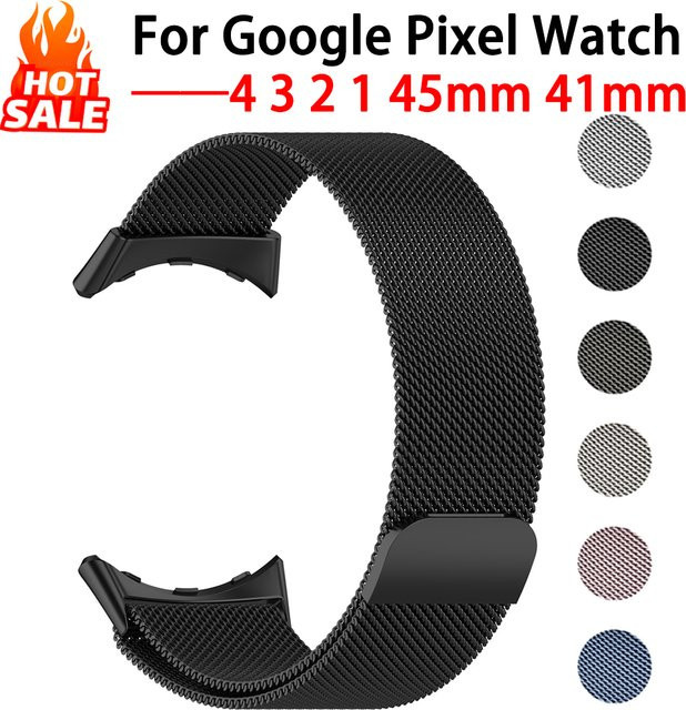 Uhrenarmband Milanese Loop, Edelstahl, Schwarz, Unisex - Bild 1