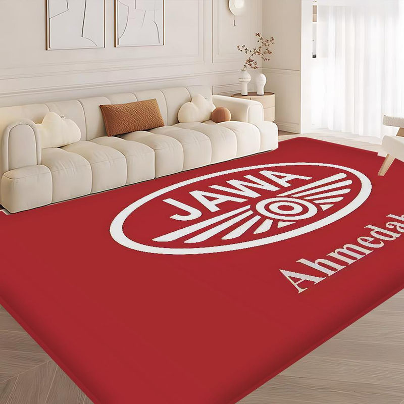 Karpetti Fußmatte Jawa Motorrad Logo Design in Rot, B/B: 40 x 60 cm - Bild 2