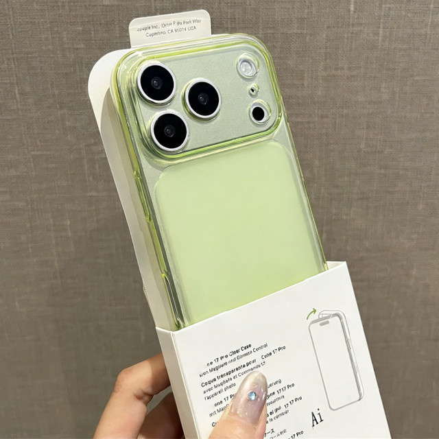 Original Apple iPhone Schutzhülle aus weichem Silikon und TPU, ultra dünn und stoßfest, transparent matt - Bild 1