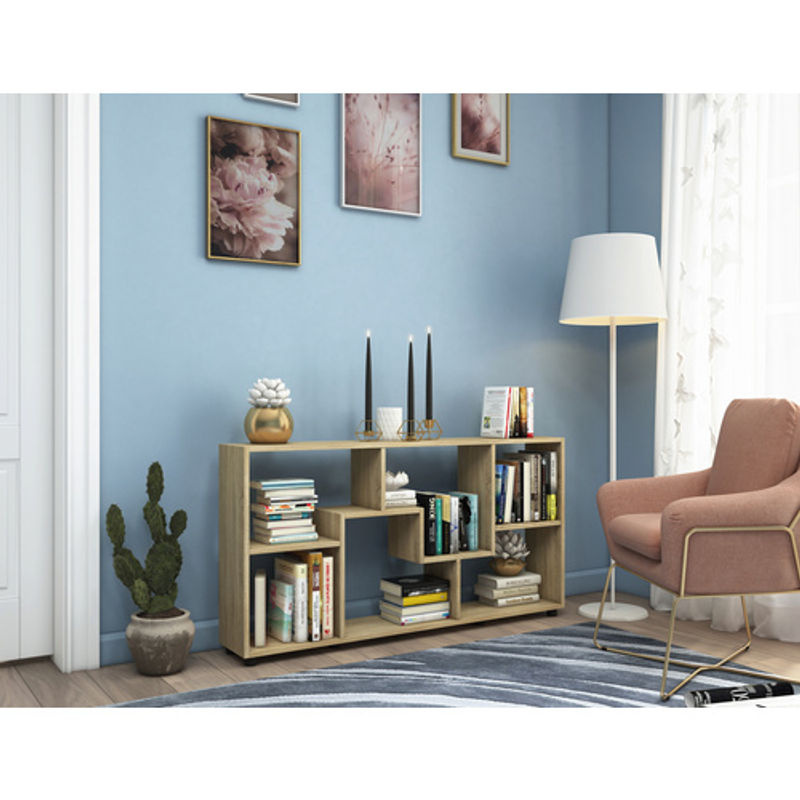 VCM Sideboard Pintal aus Holzwerkstoff in Braun mit Holzstruktur-Nachbildung, B/T/H: 117 x 20 x 62 cm - Bild 2