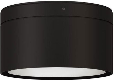 Top Light Puk! 120 One Avantgarde LED-Deckenleuchte in Schwarz Matt mit mattiertem Glas und warmweißem Licht (2700K) - Bild 1