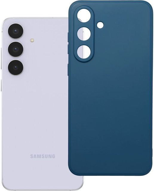 Samsung Galaxy S25 FE Hülle OEM Matt Blau - Bild 1