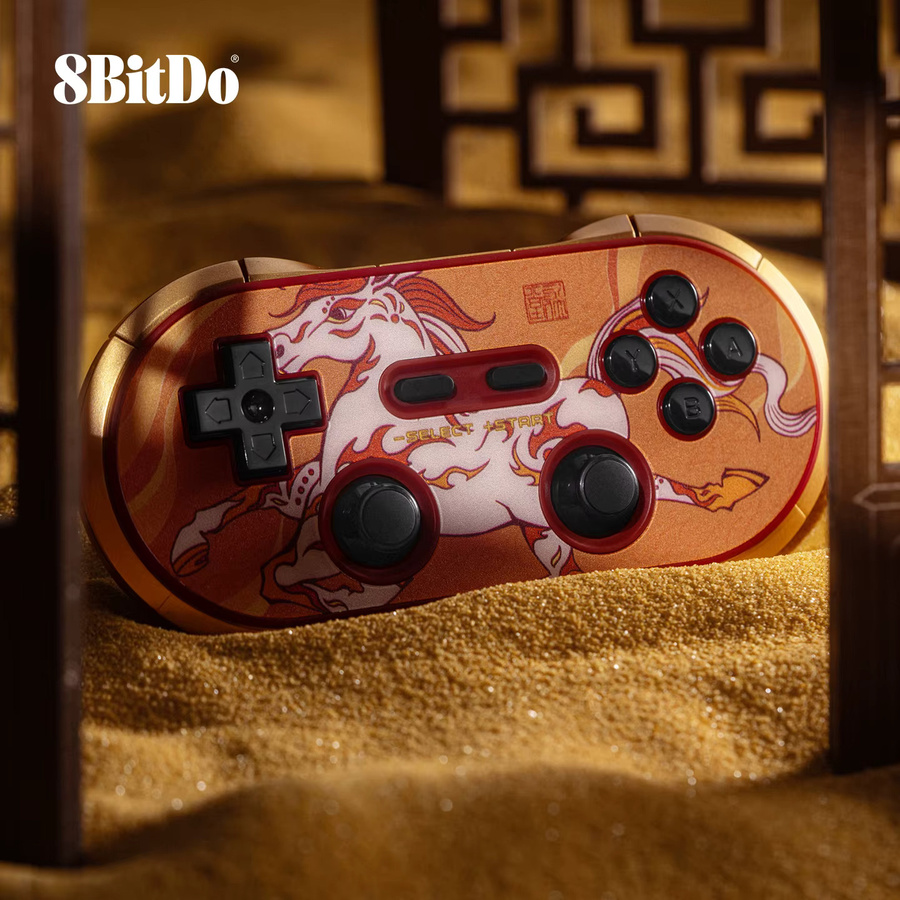 8BitDo Bluetooth Gamepad Year of the Horse Limited Edition Wireless Controller für Nintendo Switch, Windows und Android in Multicolour - Bild 3