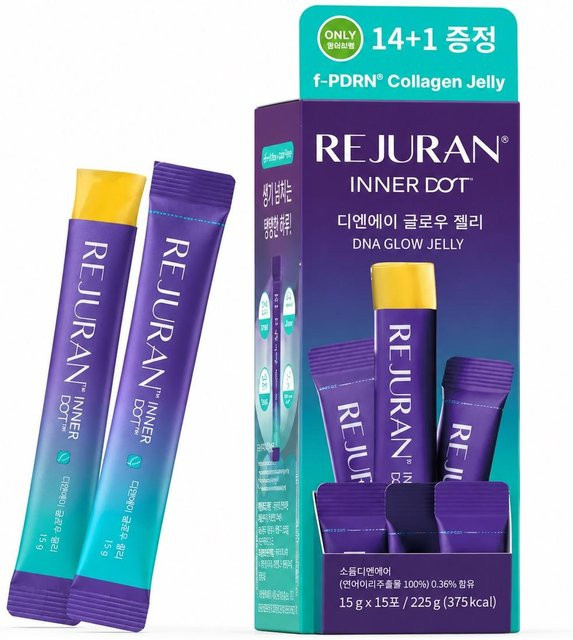 Rejuran InnerDot Glow Jelly Gel, 14 Beutel, Hyaluronsäure, Kollagen - Bild 1